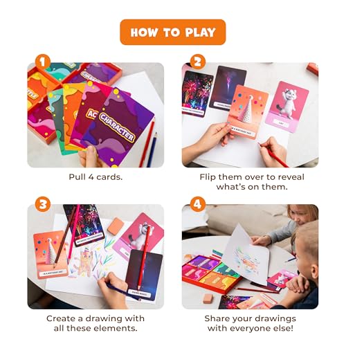Drawing Game with 160 Prompt Cards G1041