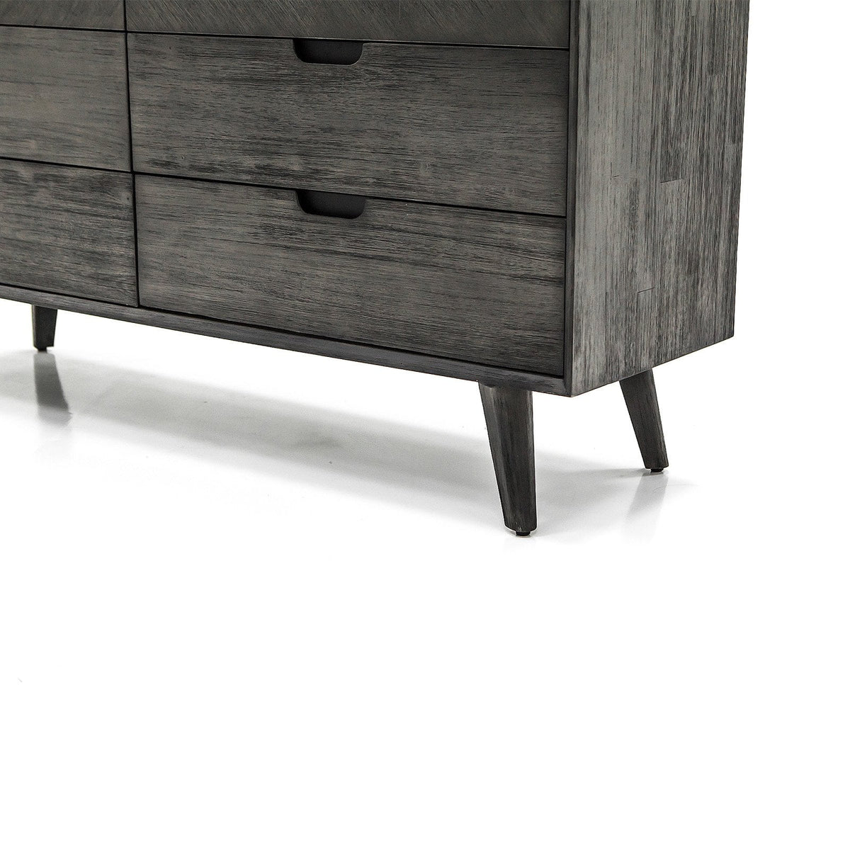 6-Drawer Mid-Century Wood Dresser J8155