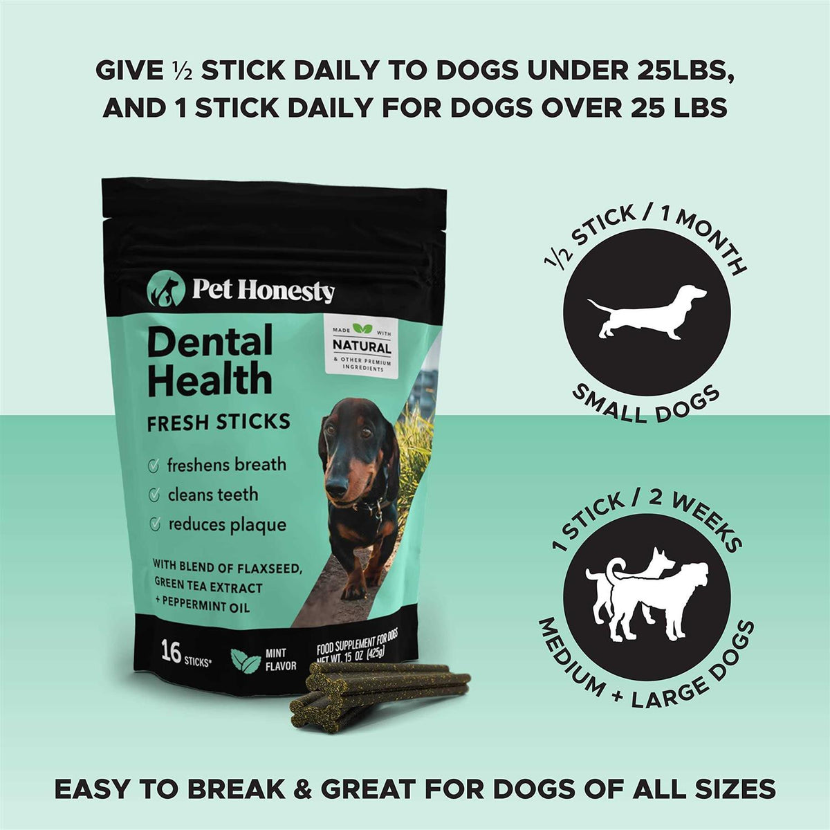 Dental Health Fresh Sticks Dental Treats for Dogs D481344