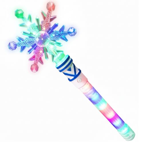 Light Up Snowflake Wand for Kids D387