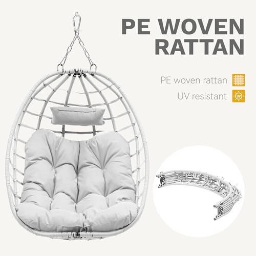 Hammocks Swing Chair with Cushions 330 LBS Gray R197741