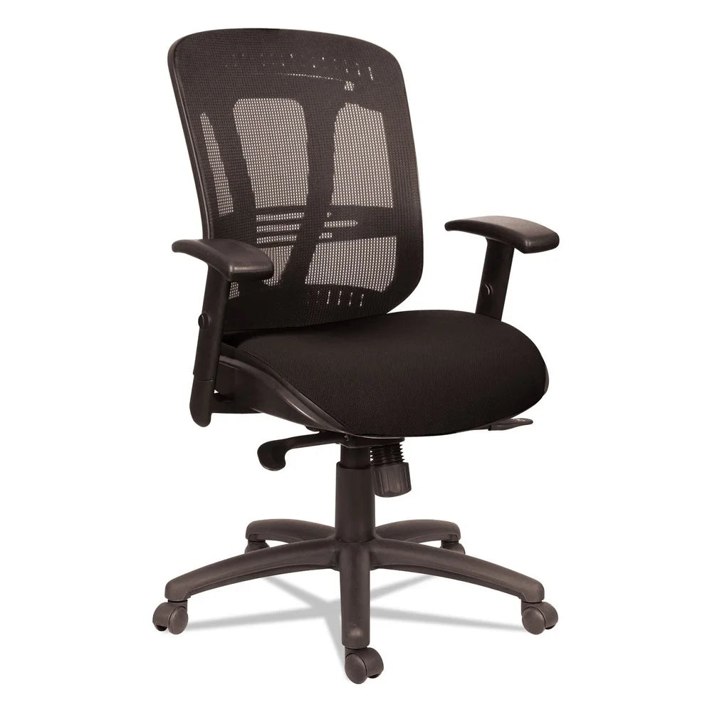 Black Mesh Mid-Back Chair O242