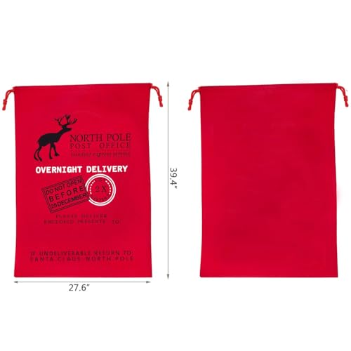 Canvas Santa Sack with Drawstring 2 Pack S567568