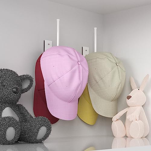 2 Pack Stainless Steel Hat Rack Organizer Q715346