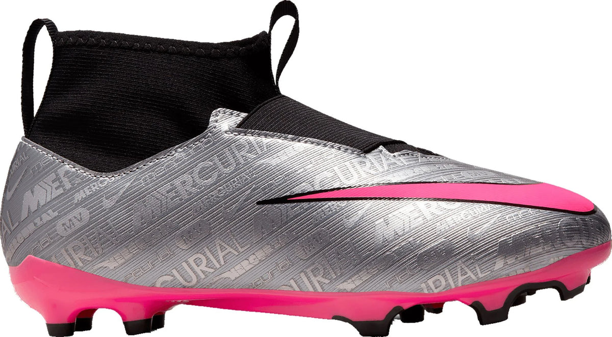 Silver Pink Soccer Cleats A872800