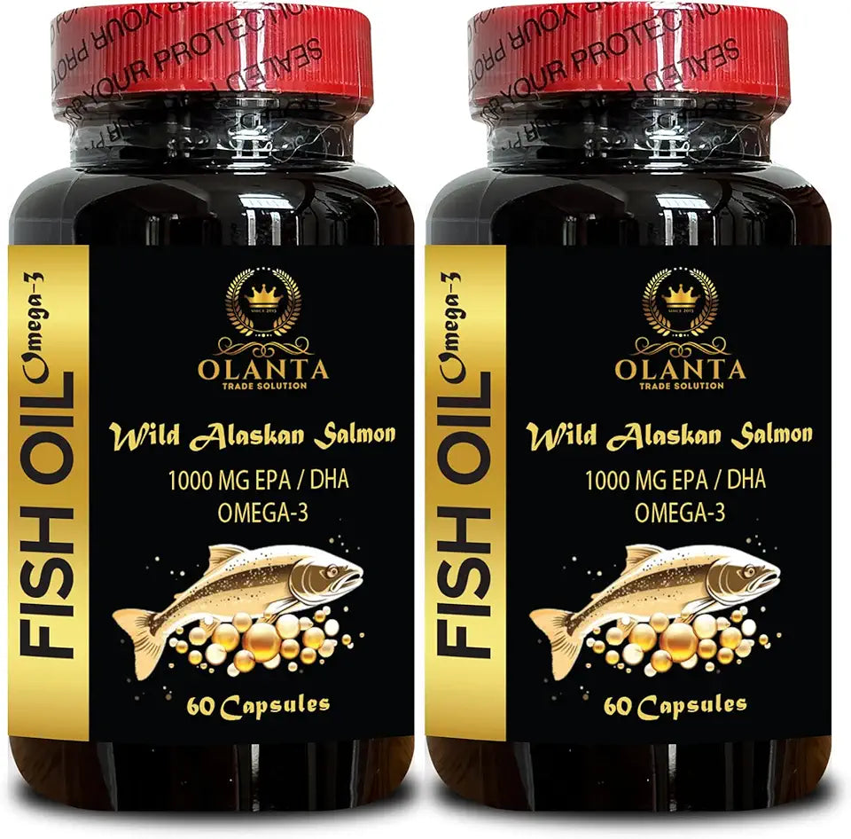 Wild Alaskan Fish Oil Triple Strength Omega-3 Softgels I2294