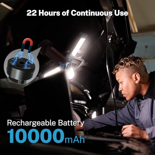 Rechargeable 10000mAh 2200 Lumens Dimmable Camping Light with Stand W152