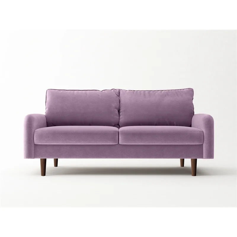 Purple Velvet Sofa I63028