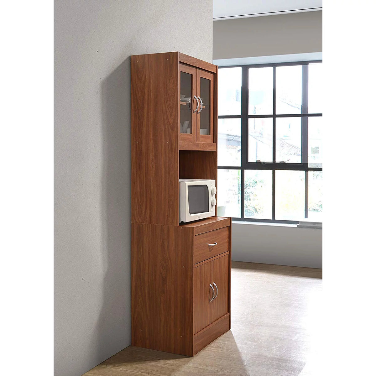 70 In Enclosed Kitchen Cabinet with Drawer F125036