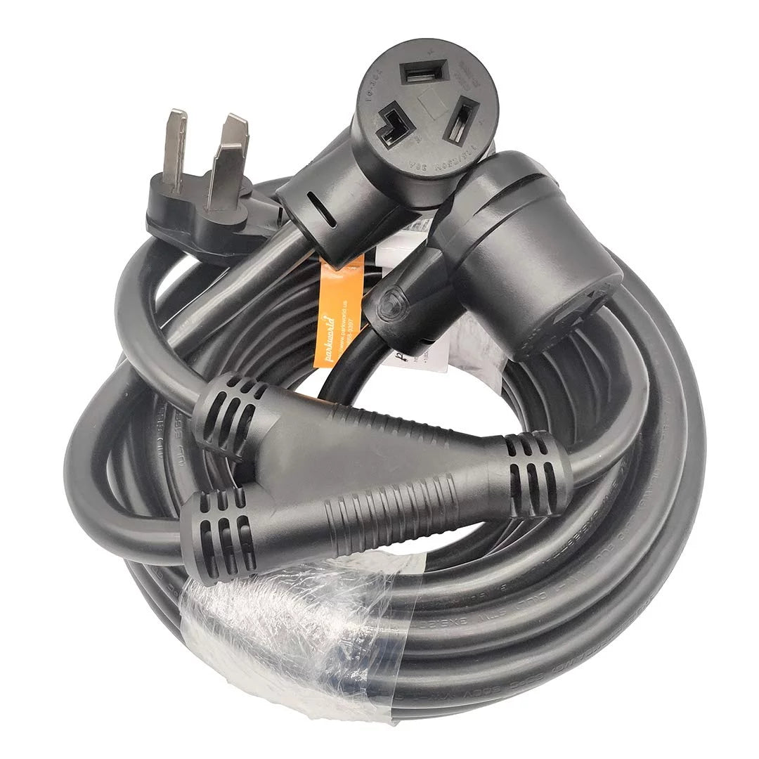 Dryer Splitter, NEMA 10-30P to 10-30R Y Adapter Cord 35 Feet C787903