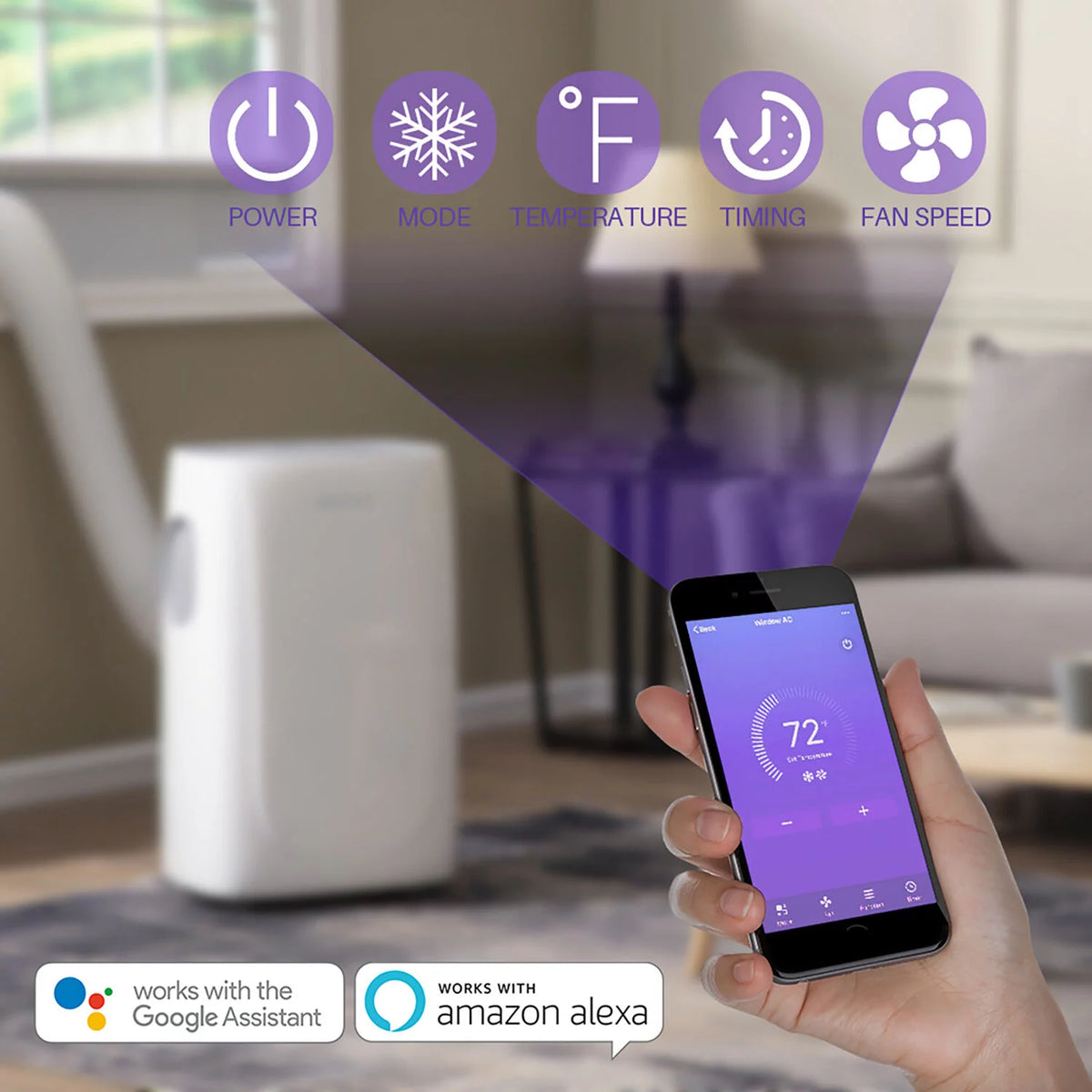 Portable Air Conditioner with Heat J175609