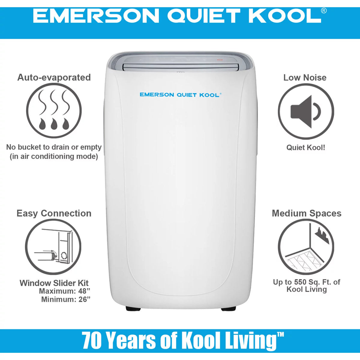 Portable Air Conditioner with Heat J175609