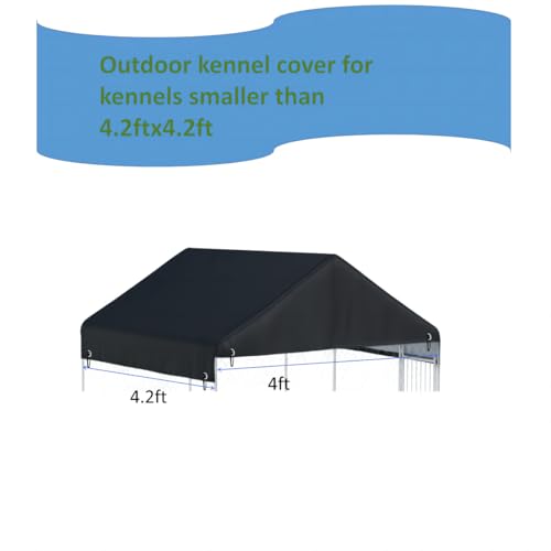 10' x 10' 600D Heavy Duty Waterproof UV Resistant Dog Kennel Cover Y29145