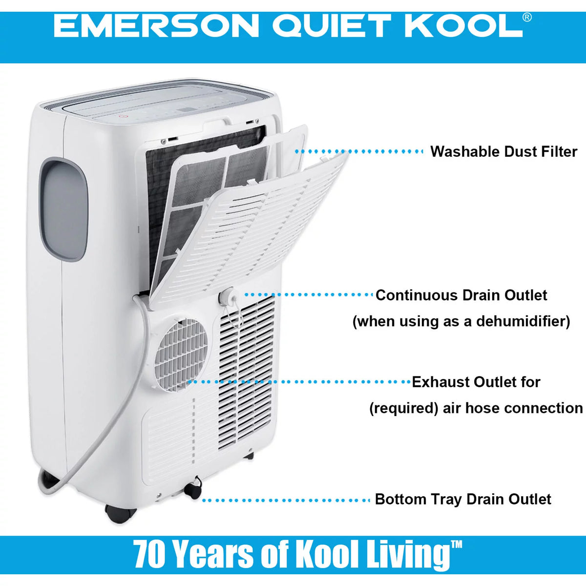 Portable Air Conditioner with Heat J175609