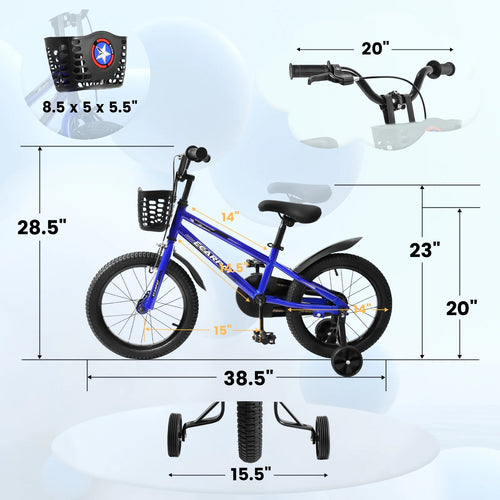 14 inch Kids Bike with Training Wheels H2018