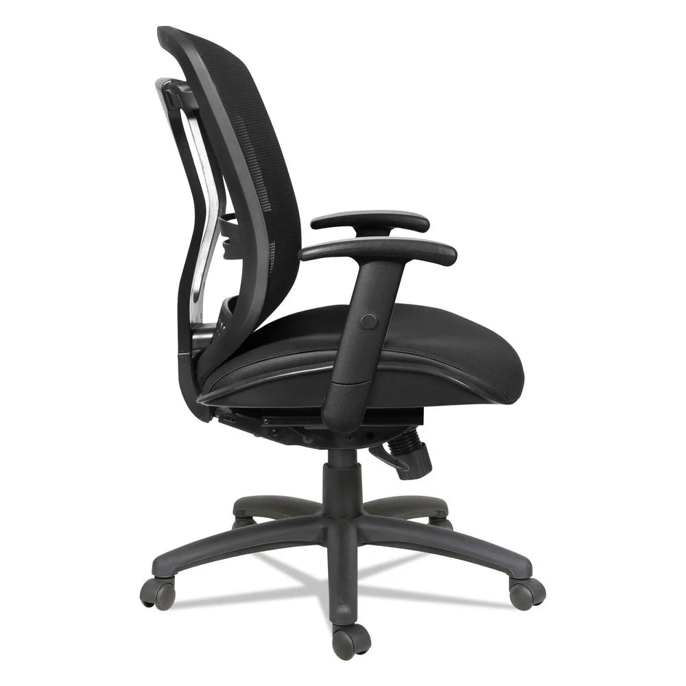 Black Mesh Mid-Back Chair O242