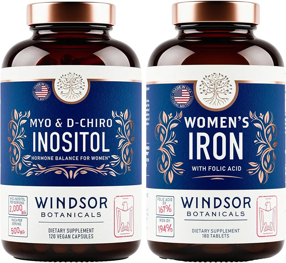 Inositol and Women's Iron Tablets A363803