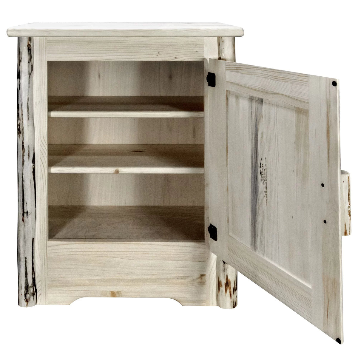 Accent Cabinet with Laser Engraved Pine Design W18815