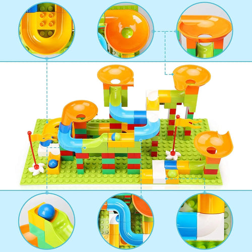 152 PCS Marble Run Set Building Blocks K398282