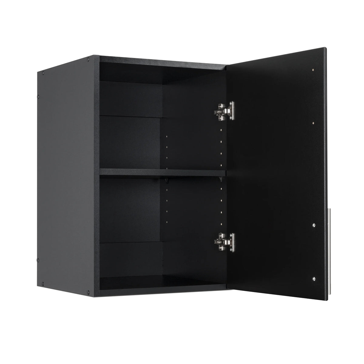 Black 16" Wall Cabinet with 1 Adjustable Shelf P730038