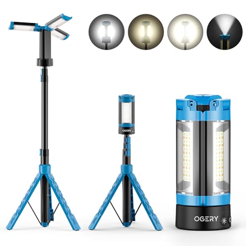 Rechargeable 10000mAh 2200 Lumens Dimmable Camping Light with Stand W152