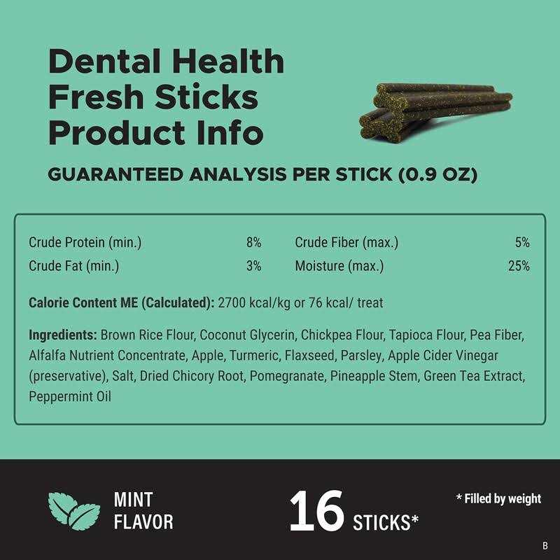 Dental Health Fresh Sticks Dental Treats for Dogs D481344