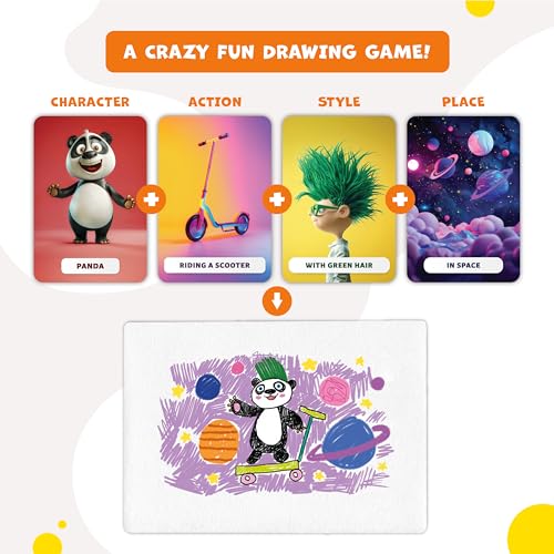 Drawing Game with 160 Prompt Cards G1041