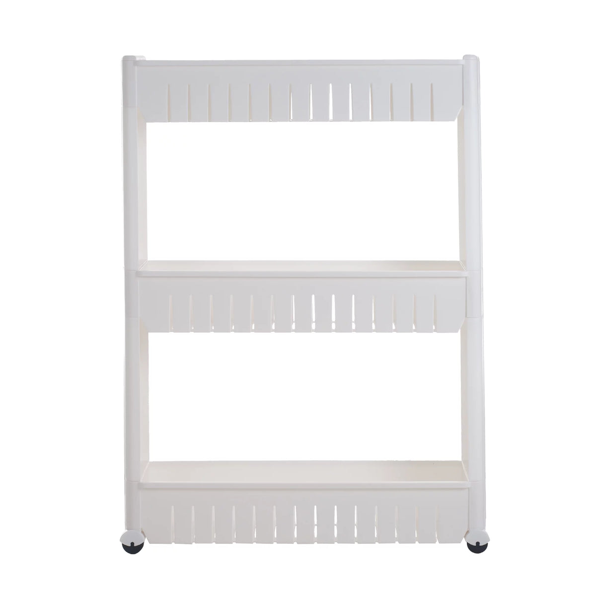 Portable Plastic Shelving Unit Organizer with 3 Storage Baskets N996