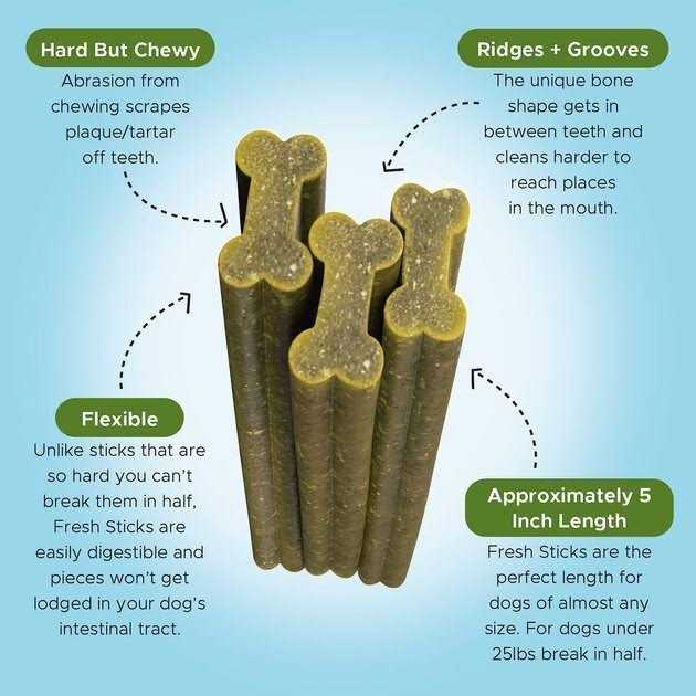 Dental Health Fresh Sticks Dental Treats for Dogs D481344