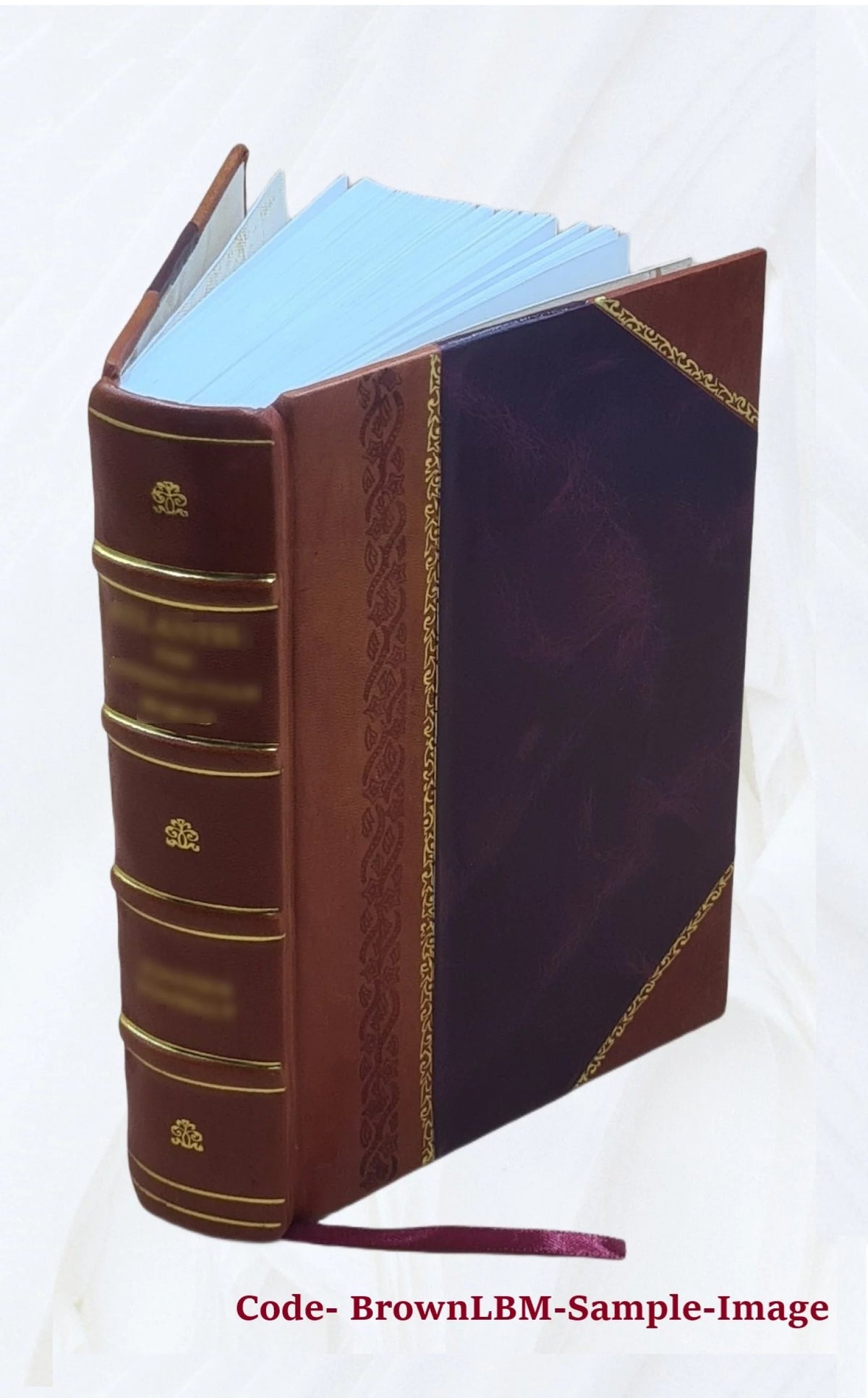 Cattle Ox Sheep and Swine Leather Bound N895