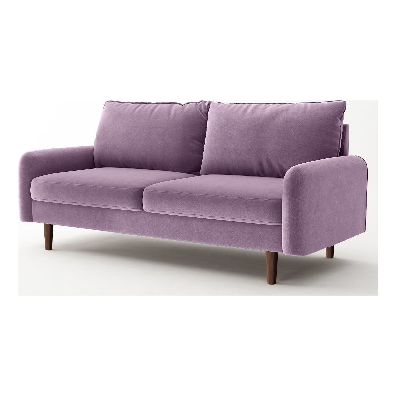 Purple Velvet Sofa I63028