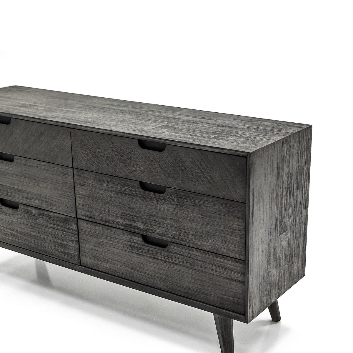 6-Drawer Mid-Century Wood Dresser J8155
