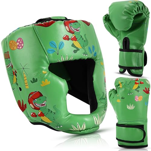 6oz Boxing Gloves and Headgear Set I401